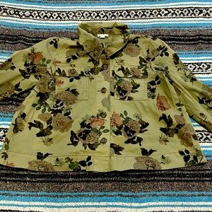 Westport Cargo Floral Crop Jacket